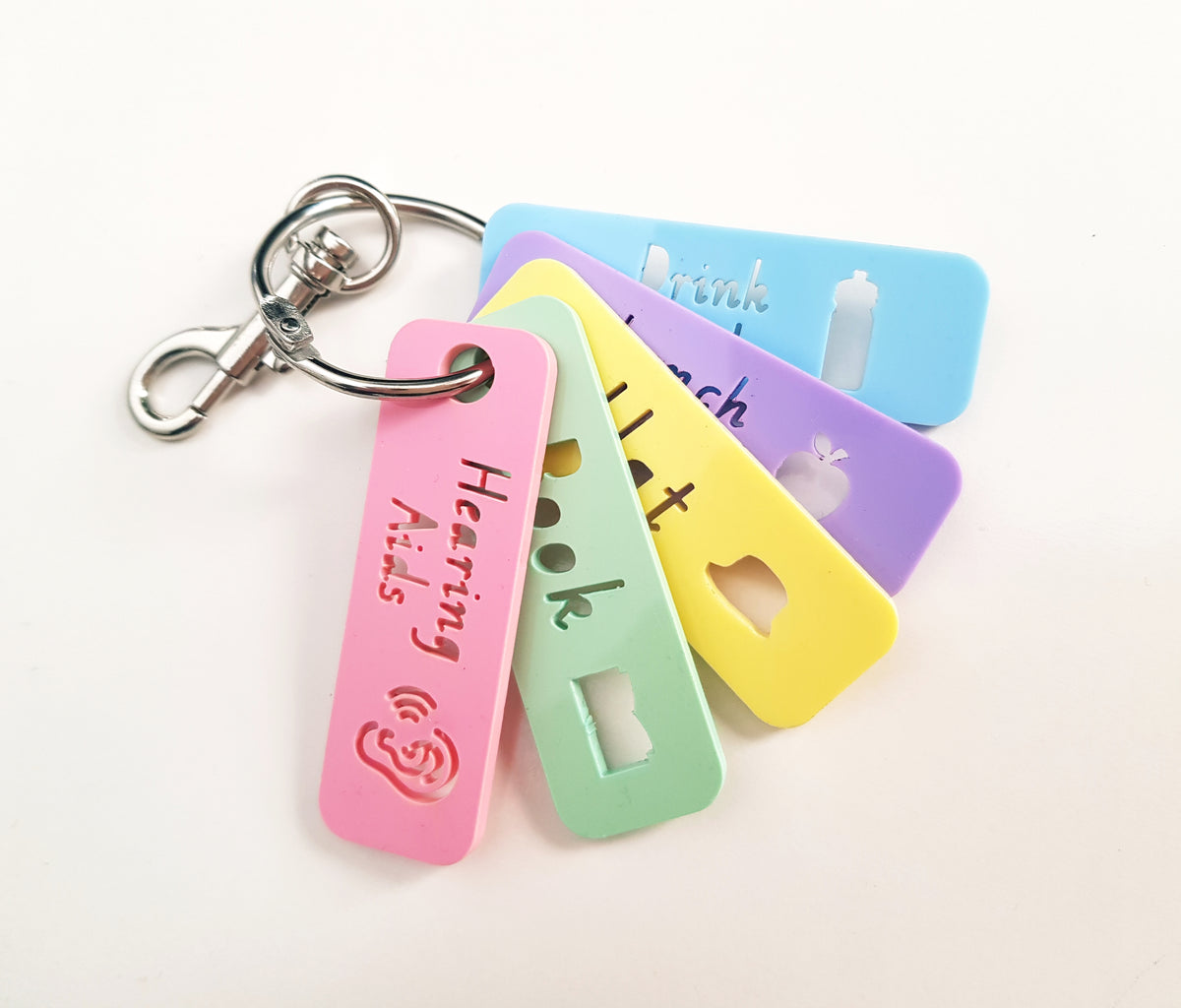 End of day checklist bag tags