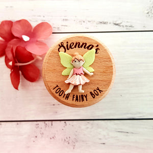 Tooth Fairy Box (Personalised with Curved Writing)