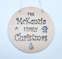 Family Christmas Plaque