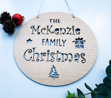 Family Christmas Plaque