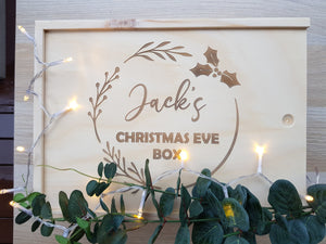 Personalised Christmas Eve Box (ACRYLIC LID)