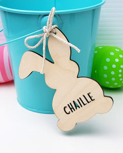 Personalised Easter Bunny gift tags