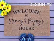 Personalised Doormat- Welcome Design
