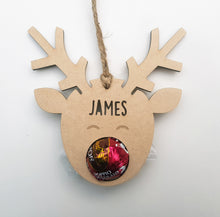Personalised Christmas Decoration- Lindt Ball/ Chupa Chup Reindeer