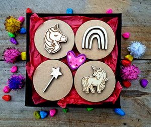 Playdough Stamps- Unicorn & Rainbow