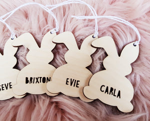 Personalised Easter Bunny Gift Tags