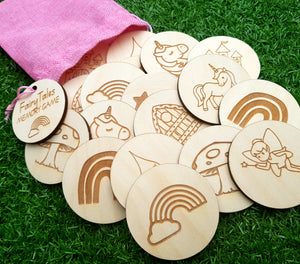 Wooden Memory Game- FAIRY TALES