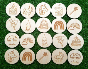 Wooden Memory Game- FAIRY TALES