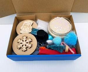 Playdough Kit- Create your own CHRISTMAS SNOWMAN