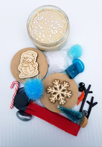 Playdough Kit- Create your own CHRISTMAS SNOWMAN